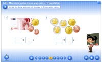 4.01. Monetary units, euros and cents