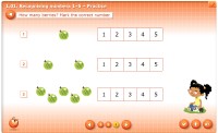 1.01. Recognising numbers 1–5